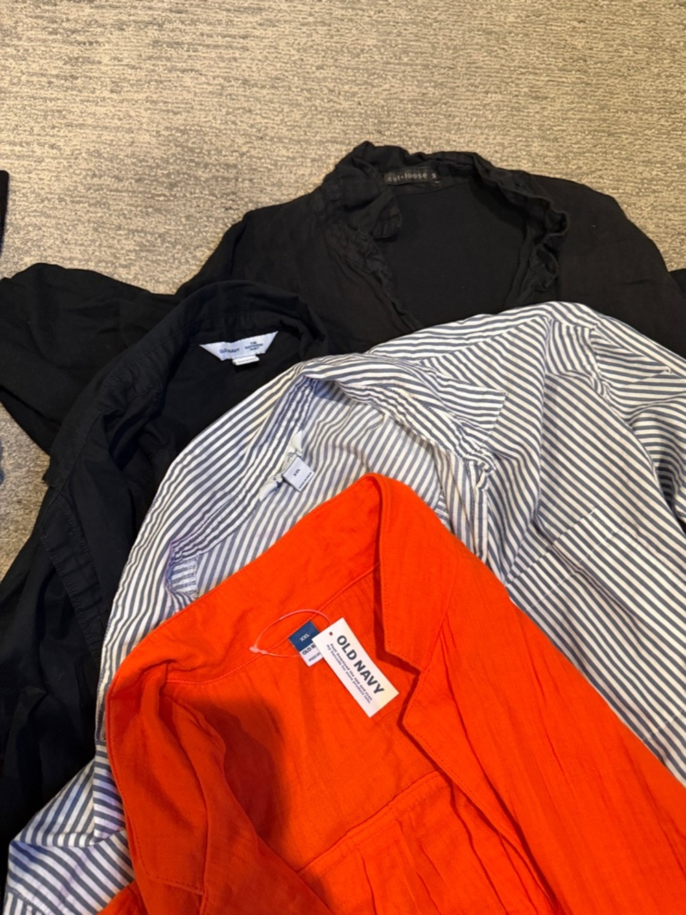 4 plus size  button down Shirts one price